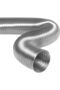 Aluminum Wire Water Heater Aspirator Hood Pipe 120 mm 2 m