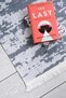 Abstract Patterned Gray Runner Washable Entrance Chenille Hallway Carpet 7343 - 5