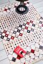 Scandinavian Patterned Beige Carpet Washable Chenille Machine Carpet Runner 7742 - 2
