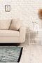 Linear Patterned Gray Black Washable Non-Slip Base Chenille Carpet 7705 - 5