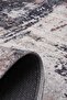 Antique Patterned Gray Woven Carpet Washable Chenille Machine Carpet Fringed Non-Slip Base Carpet 7372 - 3