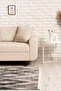 Geometric Patterned Brown Washable Non-Slip Base Chenille Carpet 7776 - 4