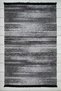 Scandinavian Patterned Black Chenille Machine Carpet Runner Washable Hallway Carpet 7757