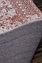 Modern Patterned Black Washable Fringed Non-Slip Base Chenille Living Room Carpet 7425 - 6