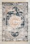 Avangarde Black Washable Chenille Machine Carpet Fringed Non-Slip Base Living Room Carpet 7426