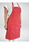 Waterproof Kitchen Apron with Pockets Red - 3
