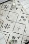 Scandinavian Patterned Beige Black Runner Washable Entrance Chenille Hallway Carpet 7707 - 3