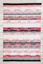 Scandinavian Patterned Runner Red Washable Fringed Non-Slip Base Chenille Hallway Carpet 7593