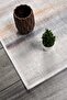 Bohemian Patterned White Multicolor Velvet Carpet Washable Non-Slip Base Runner Hallway Carpet 7913 - 4