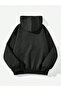 Hooded Zippered Unisex Sweat Cardigan - 2