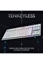 لوحة مفاتيح ميكانيكية للألعاب G915 TKL Tenkeyless Lightspeed لاسلكية بيضاء RGB - 4