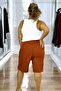 FLAMING Linen Pocketed SHORTS WITH POCKETS, ELASTIC WAISTBAND, AND DRAWSTRING, PLUS SIZE. - 5
