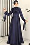 Degaje Evening Dress Navy Blue - Design - Fsc3006 - 2