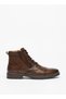 Textured Chukka Boots with Zip Closure - 3
