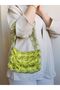 Pistachio Diamond Beaded Satin Lined Casual Bag Evening Dress-Invitation Bag Handbag Shoulder Bag - 2