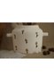 Cream Colored Retro Flower Pattern Decorative Mini Spoon Holder - with Handle - 8