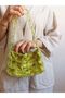 Pistachio Diamond Beaded Satin Lined Casual Bag Evening Dress-Invitation Bag Handbag Shoulder Bag - 8