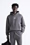 Unisex Oversize Sweatshirt Hoodie Shark Printed Smoked – Hooded, Kangaroo Pocket, 3 Threaded Straps - 4
