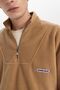 Comfort Fit Stand Collar Printed Fleece Sweatshirt A7466Ax23Au - 5
