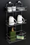 Lifetime Stainless Adhesive Bathroom Shampoo Rack, Spice Rack, Kitchen Shelf, No Drill Screws - 5