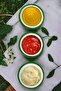 3 Piece 10cm Enamel Conical Plate Set, Breakfast Plate, Jam Bowl, Olives, Cheese Plate, Dowry, Gift - 2