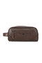 Men's Vegan Leather Personal Shaving Cosmetic Clutch Bag Travel Care Handbag