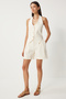 Linen Cream Vest and Shorts Set - FN03293 - 2