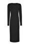 Black Ripped Long Knitwear Dress - 6
