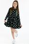 3 Piece Polka Dot Girl's Dress - Black