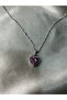 Steel Pink Heart Necklace - 3