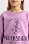 Crew NecK Printed Girl's Sweatshirt - B3829a823wn - 5