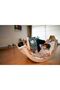 Pikler Cushioned Climbing Set |   Montessori Play Set |   Triangle - Arch - Ramp Flamingo Pillow - 4