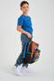 Kids School Bag Gray Orange Gamer 23746 - 4