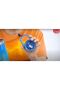 Picnic 580ml Steel Flask Blue with Smiling Face Figure3154148713036 - 3