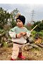 Green Oversize Kids Knitwear Sweater