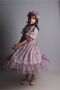 Special Design Girl's Evening Dress, Crown Accessory, Collar Detailed Long Girl's Dress - 3