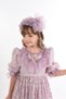 Special Design Girl's Evening Dress, Crown Accessory, Collar Detailed Long Girl's Dress - 6