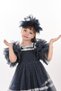 Special Design Girl's Crowned Evening Dress Polka Dot Long Dress - 5
