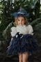 Custom Design Girls' Polka Dot Dress, Short Girls' Dress, Children's Formal Dress with Hair Accessory - 8
