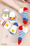 Set of 5 Smile Patterned Children's Socks (BACK TO SCHOOL) - 3