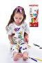 Unisex Paintable Pajama Set with Crayons Gift (A New Beginner for Every Wash) - 3