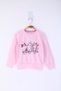 Girl's Three Cat Printed T-Shirt - 4