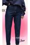 High Waist Women's Mom Jean - Double Needle, Premium Quality, Comfortable Cut - 3