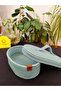 Jute Wicker Basket Oval Organizer with Lid 30X20X24 - 2