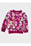 Girl's Digital Printed Pink Star Rainbow Heart Cup Cake Patterned Tracksuit Set - 3