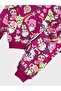Girl's Digital Printed Pink Star Rainbow Heart Cup Cake Patterned Tracksuit Set - 4