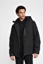 Fit Water Repellent Slim Fit Hooded Zippered Coat - A3109Ax23Wn - 6