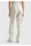 Women's Beige 100% Linen Cargo Pants - 2