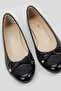 Women's Black Patent Leather Genuine Leather Size 35-41 Ballerinas