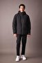 Fit Water Repellent Slim Fit Hooded Zippered Coat - A3109Ax23Wn - 2